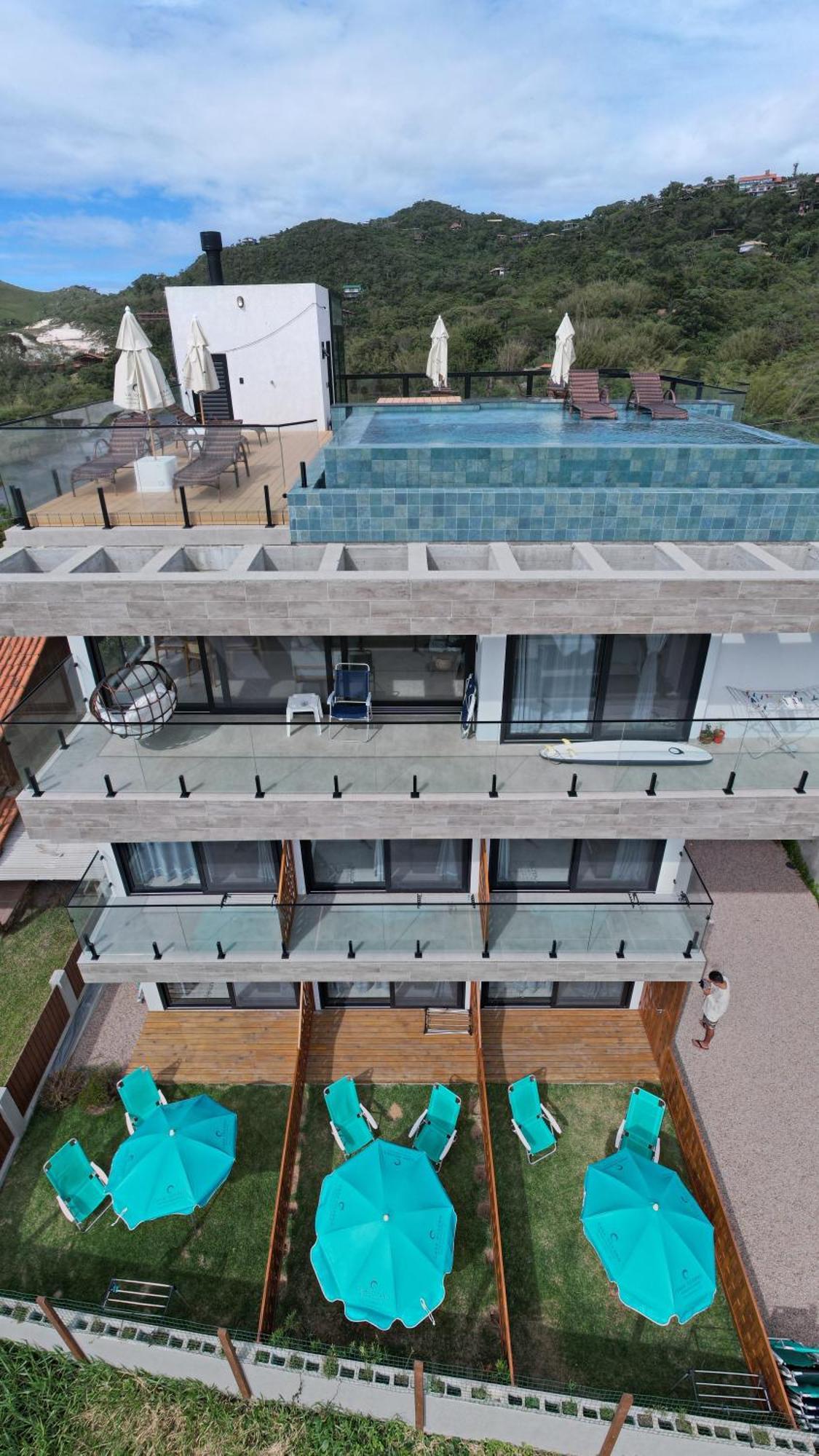 Casa Oceano Praia Do Rosa, Apartamentos Pe Na Areia, פראייה דו רוזה מראה חיצוני תמונה